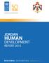 Empowered lives. Resilient nations. JORDAN HUMAN DEVELOPMENT REPORT 2015 REGIONAL DISPARITIES