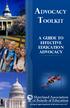 Toolkit. A guide to effective education. Advocacy. Maryland Association of Boards of Education. Serving & Supporting Boards of Education Since 1957