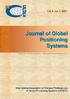 Vol. 6, No. 1, 2007 Journal of Global Positioning Systems