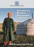 Strengthening Migration Management in Mongolia