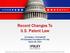 Recent Changes To U.S. Patent Law