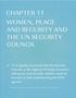 CHAPTER 11 WOMEN, PEACE AND SECURITY AND THE UN SECURITY COUNCIL
