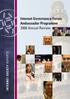 Internet Governance Forum Ambassador Programme 2008 Annual Review