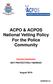 ACPO & ACPOS National Vetting Policy For the Police Community