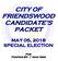 CITY OF FRIENDSWOOD CANDIDATE S PACKET MAY 05, 2018 SPECIAL ELECTION