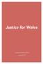Justice for Wales. In support of a Welsh Jurisdiction