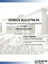 CENSUS BULLETIN #5 Immigration and ethnocultural diversity Housing Aboriginal peoples