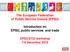 The European Federation of Public Service Unions (EPSU) Introduction on EPSU, public services and trade. EPSU/ETUI workshop 7-8 December 2016