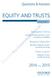 EQUITY AND TRUSTS. Questions & Answers.  Margaret Wilkie. Rosalind Malcolm. Peter Luxton