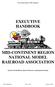 EXECUTIVE HANDBOOK MID-CONTINENT REGION NATIONAL MODEL RAILROAD ASSOCIATION