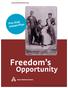 Freedom s. Opportunity. Pre-Visit Lesson Plan. autrynationalcenter.org