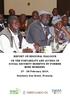 REPORT ON REGIONAL DIALOGUE ON THE PORTABILITY AND ACCESS OF SOCIAL SECURITY BENEFITS BY FORMER MINE WORKERS February 2014, Southern Sun