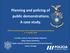 Planning and policing of public demonstrations. A case study. CEPOL Annual European Police Research and Science Conference 5-7 October 2016