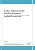 Dudley Migrant Health Needs Assessment An initial qualitative health needs assessment of migrant communities in the borough of Dudley