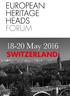 18-20 May 2016 SWITZERLAND