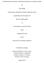 Constitutional Environment and Entrepreneurship: An Empirical Study. Wei Zhang. A dissertation submitted in partial satisfaction of the