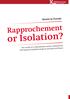 Russia in Europe. Rapprochement. or Isolation? The results of a representative survey conducted by