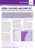 CRIME, VIOLENCE AND CONFLICT ReTHINKING peacebuilding TO MeeT CONTeMpORARY CHALLeNGeS