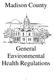 Madison County. General Environmental Health Regulations