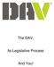 The DAV, Its Legislative Process. And You!