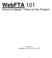 WebFTA 101 Failure to Appear / Failure to Pay Program