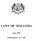 LAWS OF MALAYSIA. Act 479 EXTRADITION ACT 1992