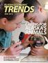 CARING for ALASKA S ANIMALS Long distances and an o en unusual animal popula on