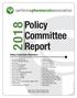 Policy Committee Report