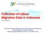 Collection of Labour Migration Data in Indonesia By Tri Windiarto