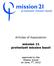Articles of Association. mission 21 protestant mission basel