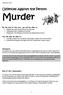 Explain the actus reus and mens rea of murder Understand Coke s definition of murder Explain how the definition of murder has changed and evolved.
