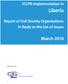 ICCPR Implementation in. Liberia. Report of Civil Society Organizations In Reply to the List of Issues. March With Support from: