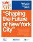 Report on the First Annual Summit on Shaping the Future of New York City