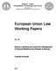 European Union Law Working Papers