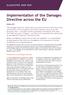 Implementation of the Damages Directive across the EU