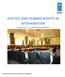 JUSTICE AND HUMAN RIGHTS IN AFGHANISTAN QUARTER PROGRESS REPORT