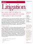 Litigation SECOND CIRCUIT REJECTS CORPORATE LIABILITY UNDER THE ALIEN TORT STATUTE