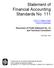 Statement of Financial Accounting Standards No. 111