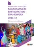 Northern Territory. Multicultural Participation Discussion Paper