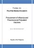 Procurement of Influenza and Pneumococcal Polyvalent Vaccines