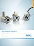 Product Information. Flexible, smart, compact. Absolute encoders