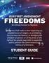 FREEDOMS STUDENT GUIDE OUR FIRST AMENDMENT