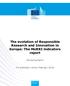 The evolution of Responsible Research and Innovation in Europe: The MoRRI indicators report