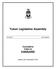Yukon Legislative Assembly. Cumulative Index to HANSARD