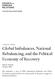 Global Imbalances, National Rebalancing, and the Political Economy of Recovery. Jeffry A. Frieden October 2009