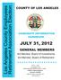 COUNTY OF LOS ANGELES CANDIDATE INFORMATION HANDBOOK JULY 31, Dean C. Logan Los Angeles County REGISTRAR-RECORDER/COUNTY CLERK