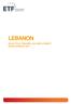 LEBANON EDUCATION, TRAINING AND EMPLOYMENT DEVELOPMENTS 2017