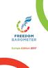 CONTENT Foreword... 3 Trends in 2017 Freedom Barometer Edition... 4 Ranking of the countries in 2017 Freedom Barometer Edition Albania...