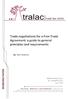 Trade negotiations for a Free Trade Agreement: a guide to general principles and requirements
