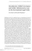 Introduction: Global Governance and Global Administrative Law in the International Legal Order